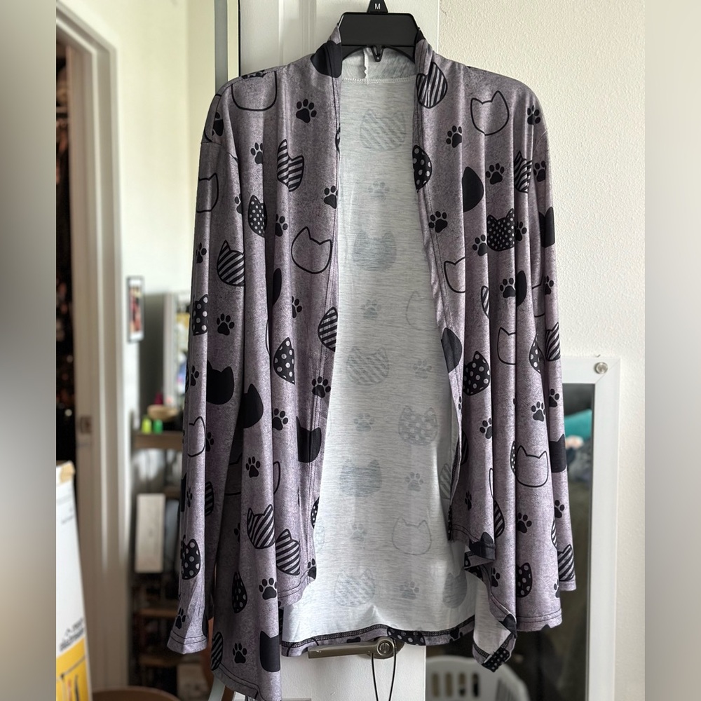 Cat Cardigan NWOT